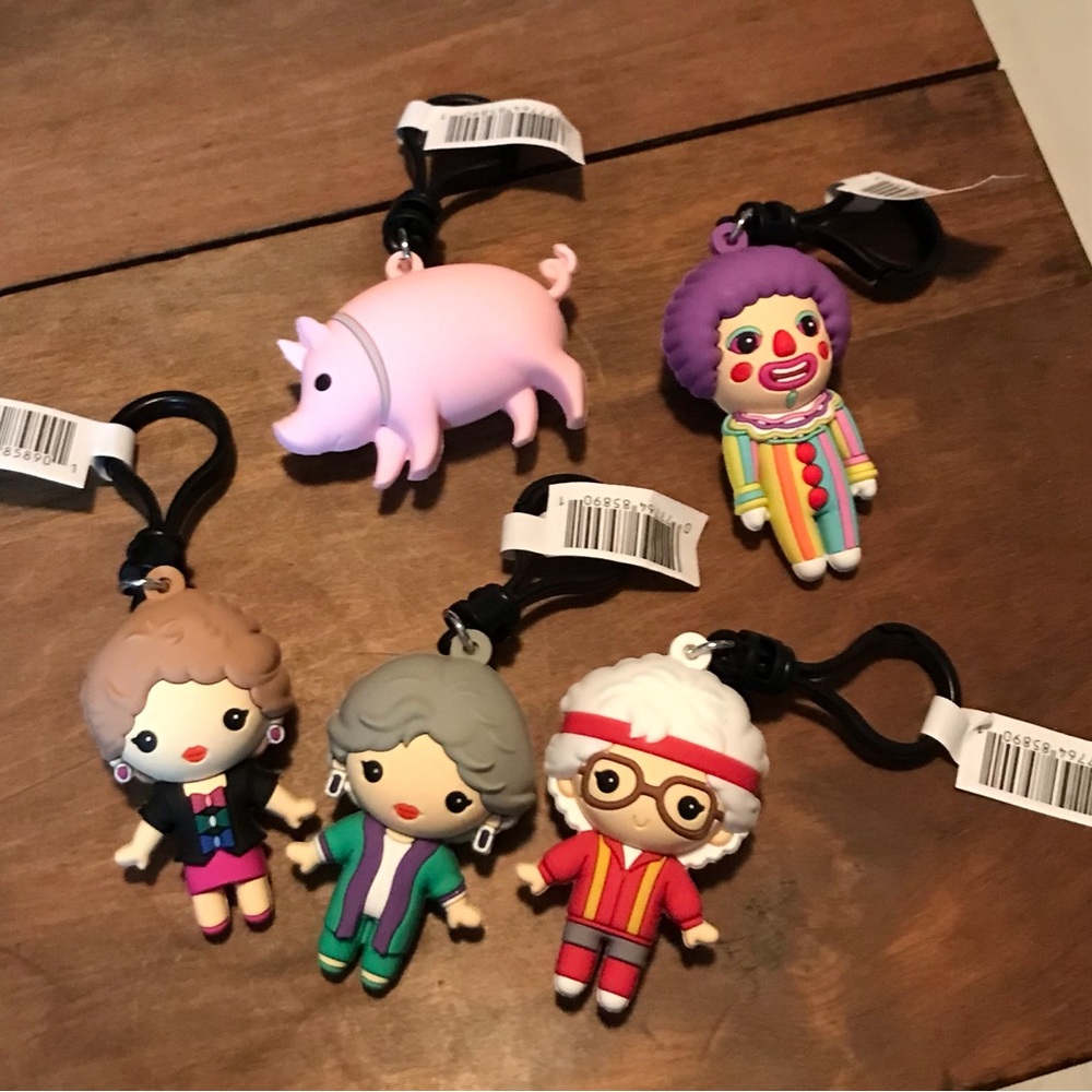 Golden girls bag clip